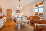 Wohnzimmer - Ferienwohnung Holtz 1 mit Grillplatz im Garten und Liegewiese - Hunde sind willkommen. - Top-Hundeurlaub