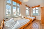 Schlafzimmer - Ferienwohnung Holtz 1 mit Grillplatz im Garten und Liegewiese - Hunde sind willkommen. - Top-Hundeurlaub