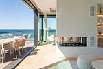 Helles Wohnzimmer mit Meerblick - Strandwohnung 01 - Buhne 12 - Top-Hundeurlaub