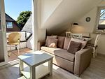 Wohnzimmer - Landhaus Reiherweg, Whg. 3 - Top-Hundeurlaub