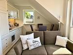 Wohnzimmer - Landhaus Reiherweg, Whg. 4 - Top-Hundeurlaub