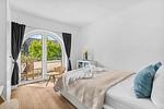 Schlafzimmer - Ferienwohnung Nordstern - Schönberger Strand - Top-Hundeurlaub