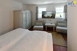 Schlafzimmer - Ferienwohnung Strandflieder - Top-Hundeurlaub