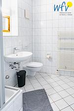 Badezimmer - Ferienwohnung Strandflieder - Top-Hundeurlaub