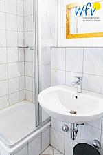 Badezimmer - Ferienwohnung Strandflieder - Top-Hundeurlaub