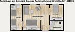 Grundriss - Ferienwohnung Strandflieder - Top-Hundeurlaub