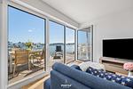 Wohnzimmer - Ferienhaus Nantucket Olpenitz - Top-Hundeurlaub