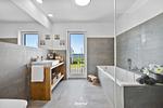 Badezimmer - Ferienhaus Nantucket Olpenitz - Top-Hundeurlaub