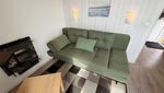Wohnzimmer - Ferienhaus Panorama-Lodge 48 - St. Andreasberg im Harz - Top-Hundeurlaub
