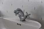 Detail Waschbecken im Badezimmer der Villa Lilla Ferienhaus in Småland - Villa Lilla - Top-Hundeurlaub