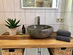Badezimmer - Krischan - Ruhige Ferienwohnung unweit vom Meer - Top-Hundeurlaub