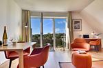Wohnzimmer - Ferienwohnung Buntspecht 31 im Wreecher Idyll Rügen - Top-Hundeurlaub