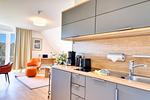 Küche / Küchenzeile - Ferienwohnung Buntspecht 31 im Wreecher Idyll Rügen - Top-Hundeurlaub
