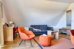 Wohnzimmer - Ferienwohnung Buntspecht 31 im Wreecher Idyll Rügen - Top-Hundeurlaub