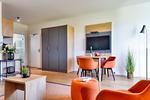 Wohnzimmer - Ferienwohnung Buntspecht 31 im Wreecher Idyll Rügen - Top-Hundeurlaub