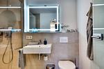 Badezimmer - Ferienwohnung Buntspecht 31 im Wreecher Idyll Rügen - Top-Hundeurlaub