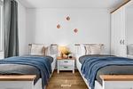 Schlafzimmer - Ferienwohnung Sand und Seele Olpenitz - Top-Hundeurlaub