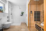 Badezimmer - Ferienwohnung Sand und Seele Olpenitz - Top-Hundeurlaub