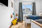 Schlafzimmer - Ferienwohnung Sand und Seele Olpenitz - Top-Hundeurlaub