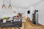 Wohnzimmer - Ferienwohnung Sand und Seele Olpenitz - Top-Hundeurlaub