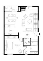 Grundriss - Residenza Edelweiss 2.2 - Top-Hundeurlaub