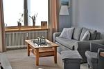 Wohnzimmer - Freundliche Ferienwohnung direkt hinter dem Deich - Top-Hundeurlaub