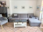 Wohnzimmer - Norderstraße Whg. 1 - Top-Hundeurlaub