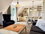 Wohnzimmer - Norderstraße Whg. 3 - Top-Hundeurlaub