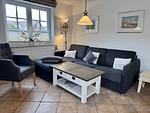 Wohnzimmer - Norderstraße Whg. 4 - Top-Hundeurlaub