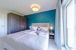 Ferienwohnung Strandlaeufer Ostseebad Wustrow ZweiWasser Alte Seefahrtschule Schlafzimmer mit Doppelbett - Strandlaeufer - Top-Hundeurlaub