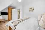 Schlafzimmer - Ferienwohnung Küstenzeit SPO - Top-Hundeurlaub