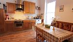 Küche / Küchenzeile - Familienwohnung - Top-Hundeurlaub