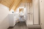 Badezimmer - Ferienhaus  Mellumplate 24 - Top-Hundeurlaub