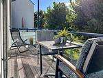 Balkon mit Gartenmöbeln - Wohnung 42 - Top-Hundeurlaub