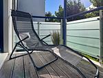 Balkon mit Liegestuhl - Wohnung 42 - Top-Hundeurlaub