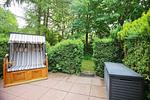 Strandkorb auf der Terrasse - Haus 31b - Top-Hundeurlaub