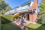 Terrasse mit Sitzgruppe - Wohnung 02-1 - Top-Hundeurlaub