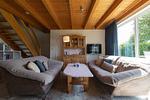 Wohnzimmer - Ferienhaus  Nordertill 01 - Top-Hundeurlaub