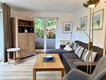 Wohnzimmer - Reiherweg Ferienhaus - Top-Hundeurlaub