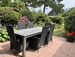 Terrasse - Süderstraße Whg. 01 – Friesenhaus - Top-Hundeurlaub