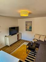 Wohnzimmer - Poeler Küstenkoje - Top-Hundeurlaub