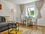 Wohnzimmer - Poeler Küstenkoje - Top-Hundeurlaub