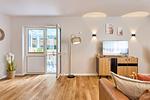 Wohnzimmer - White Coast Villa - Top-Hundeurlaub
