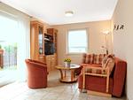 Wohnzimmer - Haus Walfisch - Top-Hundeurlaub