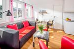 Wohnzimmer - Admiral's Kap Backbord - Top-Hundeurlaub