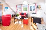 Wohnzimmer - Admiral's Kap Backbord - Top-Hundeurlaub