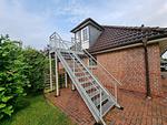 Fassade / Eingang - Ferienwohnung Leuchtturm Norddeich - Top-Hundeurlaub