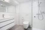 Badezimmer mit Dusche - Strandresidenzen Binz-Prora V0.1 - Top-Hundeurlaub