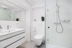 Badezimmer mit Dusche - Strandresidenzen Binz-Prora V0.3 - Top-Hundeurlaub