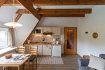 Küche / Küchenzeile - Appartement  Achtern Diek 2-27 - Top-Hundeurlaub